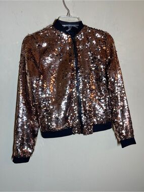 Project Runway Sequin Bomber Jacket